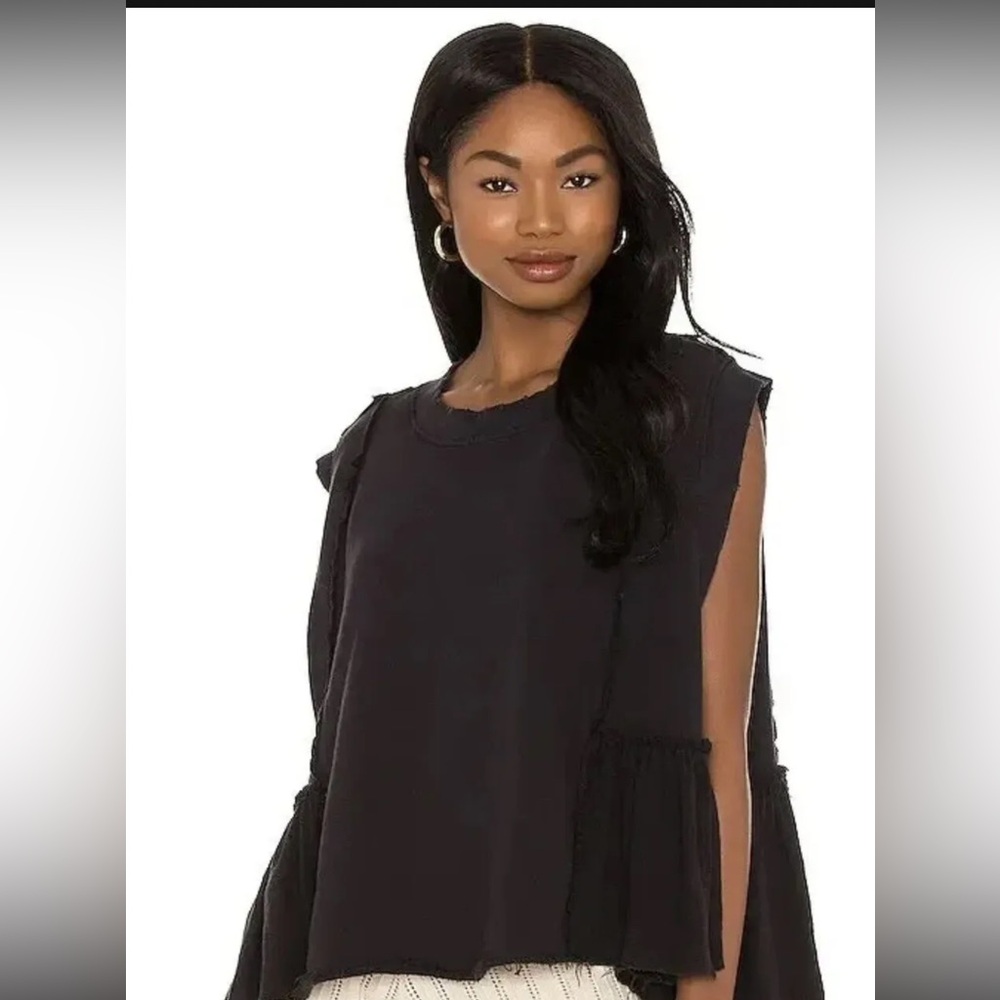 Free people XS Danny Pullover Black